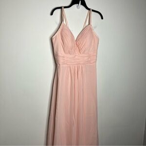 NWT‎ Christina Wu Occasions long formal dress in petal pink size 12